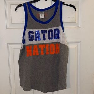 PINK FL Gators tank